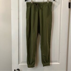WoolX merino joggers pants olive green M
